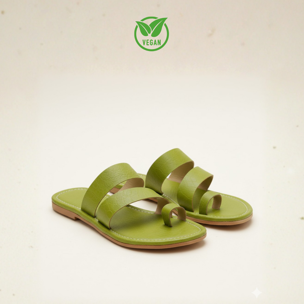Vegan Straps Kolhapuri Kols for women by NIIRA, soft PETA-friendly handmade chappals