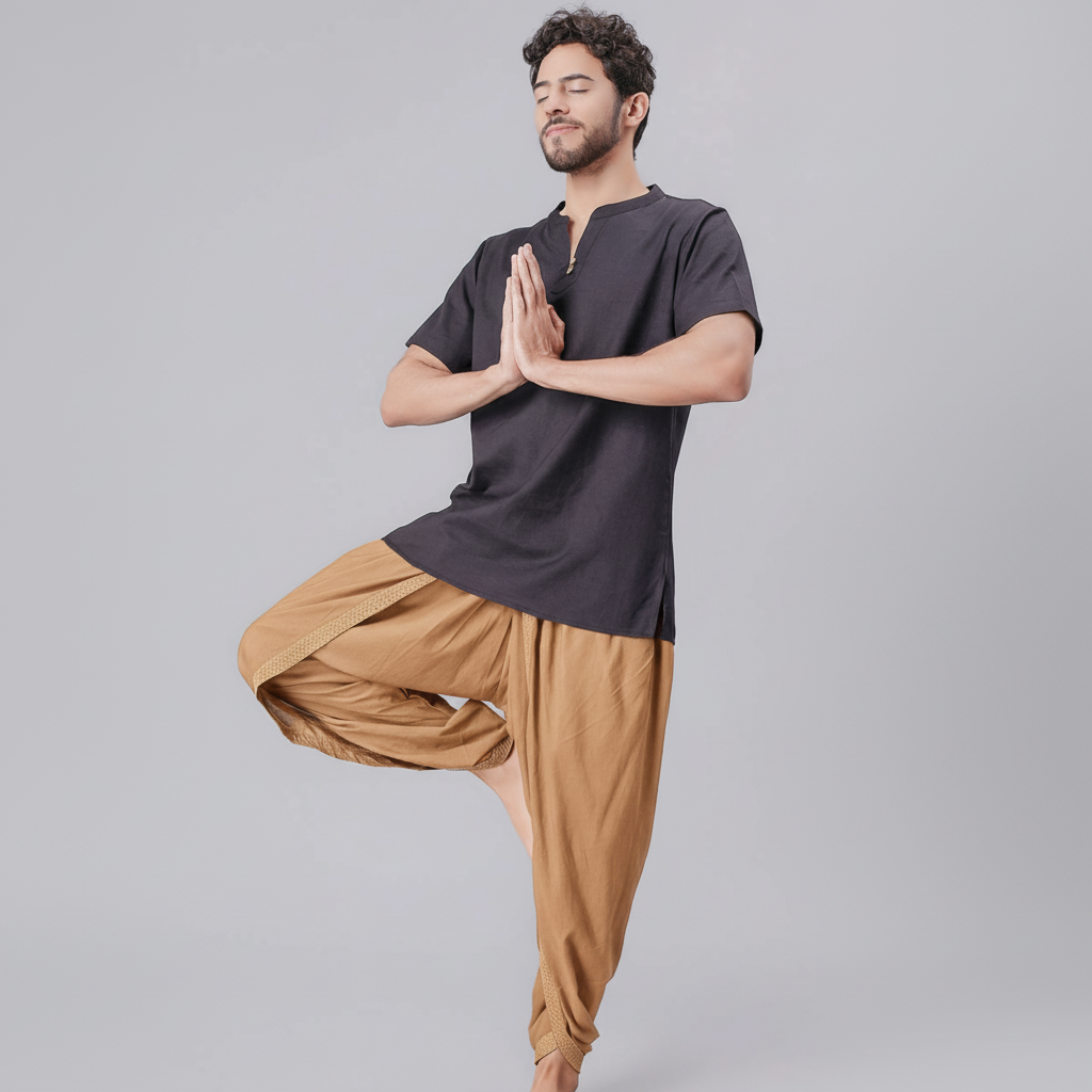 Dhoti Drapers with border for men
