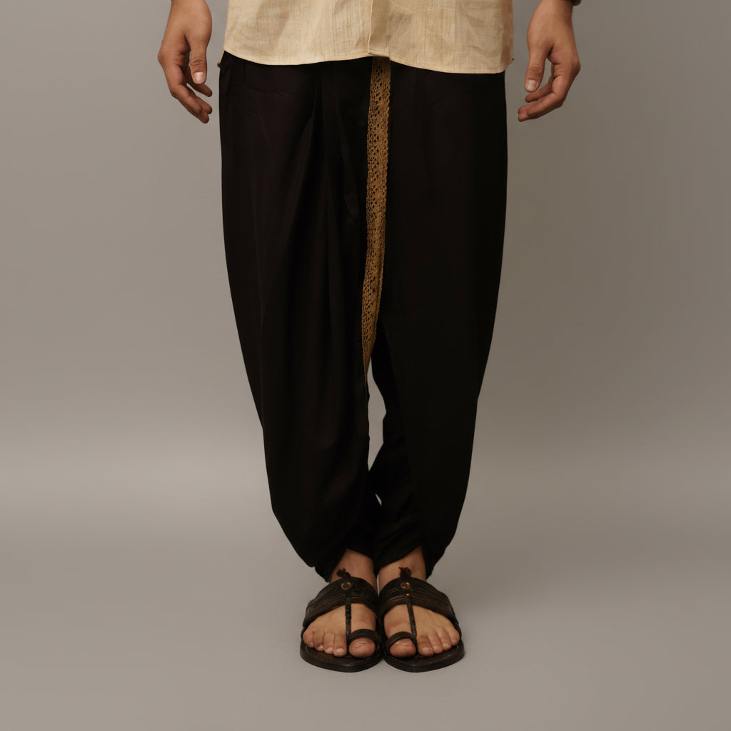 Dhoti Drapers with border for men