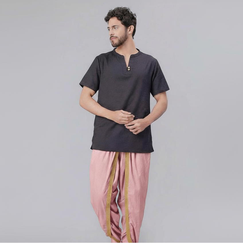 Dhoti Drapers with border for men