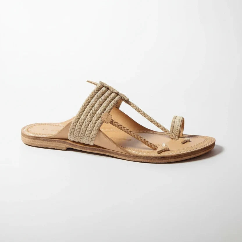 String Light | Leather Kolhapuri Chappal