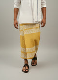Kora Khaadi Dhoti| Metro Stripe|  Lungi | Veshti | Pancha Wrap